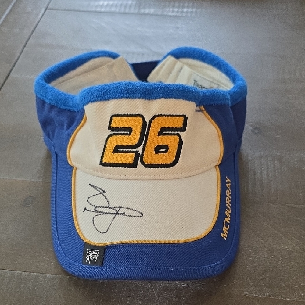 Jamie McMurray Autographed 26 Racing Visor